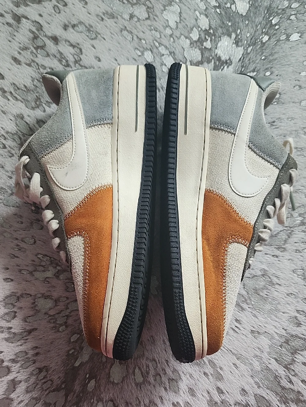 Nike Air Force 1 '07 LV8 EMB Light Pumice Pale Ivory Sz8